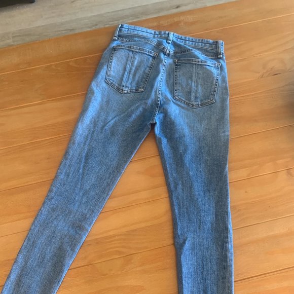 🌺 SOLD rag & bone Nina Highrise Skinny Farrow Button Fly - Picture 11 of 12